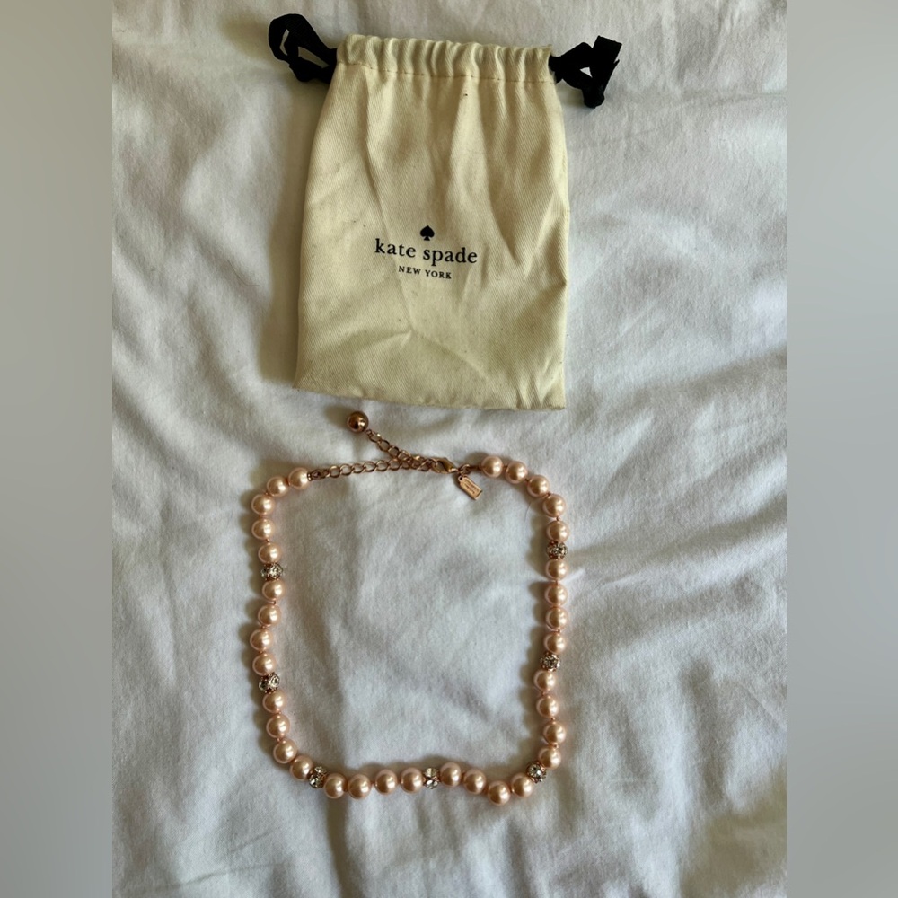 Kate Spade Lady Marmalade Pink Pearl Necklace